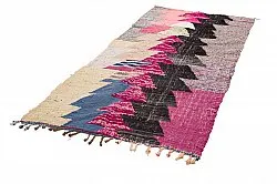 Marokkaanse Berber tapijt Boucherouite 125 x 290 cm