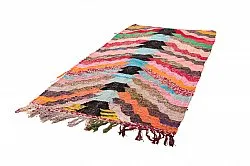 Marokkaanse Berber tapijt Boucherouite 125 x 250 cm