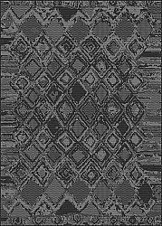 Vloerkleden voor binnen en buiten - Brussels Night (zwart)