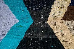 Marokkaanse Berber tapijt Boucherouite 155 x 250 cm