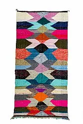 Marokkaanse Berber tapijt Boucherouite 145 x 295 cm