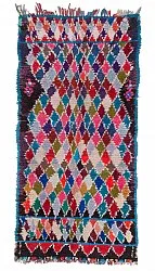 Marokkaanse Berber tapijt Boucherouite 225 x 105 cm