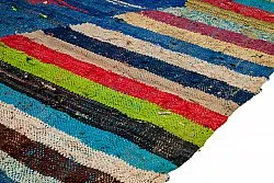 Marokkaanse Berber tapijt Boucherouite 135 x 230 cm