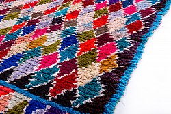 Marokkaanse Berber tapijt Boucherouite 225 x 105 cm
