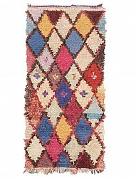 Marokkaanse Berber tapijt Boucherouite 210 x 95 cm