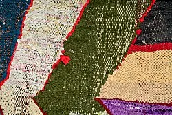 Marokkaanse Berber tapijt Boucherouite 140 x 250 cm
