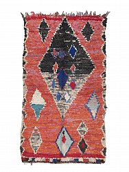 Marokkaanse Berber tapijt Boucherouite 220 x 120 cm