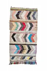 Marokkaanse Berber tapijt Boucherouite 155 x 305 cm