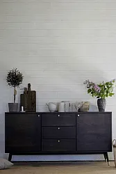 TV-meubel / Ladekast - Prime (walnoot/messing)