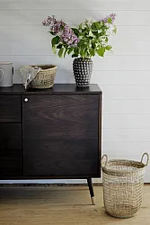 TV-meubel / Ladekast - Prime (walnoot/messing)