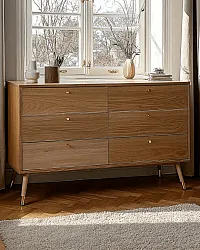 Ladekast - Prime - 6 lådor (eik)