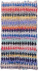 Marokkaanse Berber tapijt Boucherouite 230 x 125 cm