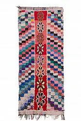 Marokkaanse Berber tapijt Boucherouite 270 x 110 cm