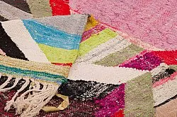 Marokkaanse Berber tapijt Boucherouite 135 x 245 cm