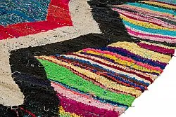 Marokkaanse Berber tapijt Boucherouite 125 x 265 cm