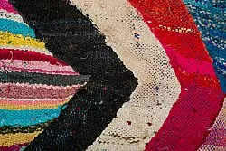 Marokkaanse Berber tapijt Boucherouite 125 x 265 cm
