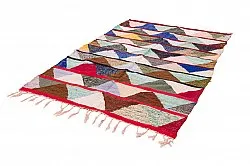 Marokkaanse Berber tapijt Boucherouite 145 x 220 cm