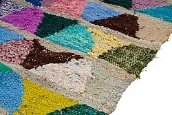 Marokkaanse Berber tapijt Boucherouite 125 x 255 cm