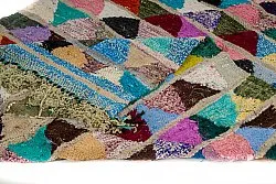Marokkaanse Berber tapijt Boucherouite 125 x 255 cm