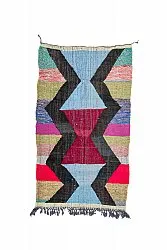 Marokkaanse Berber tapijt Boucherouite 135 x 240 cm