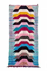 Marokkaanse Berber tapijt Boucherouite 150 x 310 cm