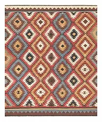 Oosters Tapijt - Hazara Kelim Hand Woven - 247 x 288 cm