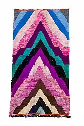 Marokkaanse Berber tapijt Boucherouite 140 x 250 cm