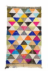 Marokkaanse Berber tapijt Boucherouite 135 x 230 cm