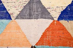 Marokkaanse Berber tapijt Boucherouite 135 x 230 cm