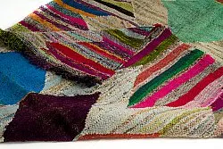 Marokkaanse Berber tapijt Boucherouite 140 x 255 cm