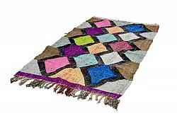 Marokkaanse Berber tapijt Boucherouite 135 x 230 cm