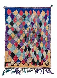 Marokkaanse Berber tapijt Boucherouite 185 x 135 cm