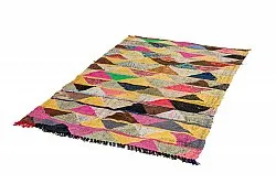 Marokkaanse Berber tapijt Boucherouite 140 x 230 cm