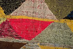 Marokkaanse Berber tapijt Boucherouite 140 x 230 cm