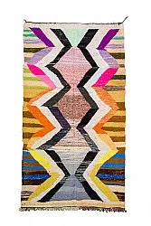 Marokkaanse Berber tapijt Boucherouite 155 x 275 cm