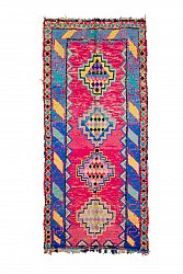Marokkaanse Berber tapijt Boucherouite 280 x 130 cm