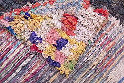 Marokkaanse Berber tapijt Boucherouite 275 x 140 cm