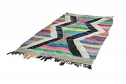 Marokkaanse Berber tapijt Boucherouite 130 x 220 cm