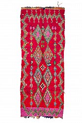 Marokkaanse Berber tapijt Boucherouite 310 x 125 cm