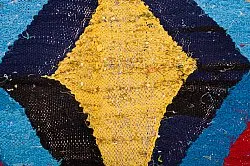 Marokkaanse Berber tapijt Boucherouite 140 x 275 cm