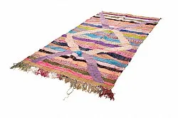 Marokkaanse Berber tapijt Boucherouite 125 x 265 cm