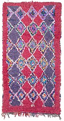 Marokkaanse Berber tapijt Boucherouite 260 x 135 cm