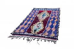 Marokkaanse Berber tapijt Boucherouite 245 x 135 cm