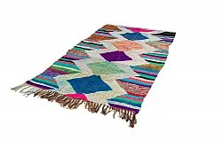 Marokkaanse Berber tapijt Boucherouite 130 x 230 cm