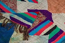 Marokkaanse Berber tapijt Boucherouite 130 x 230 cm
