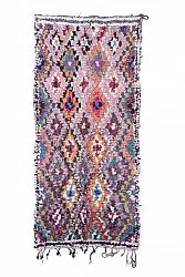 Marokkaanse Berber tapijt Boucherouite 275 x 120 cm
