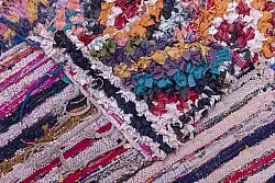 Marokkaanse Berber tapijt Boucherouite 275 x 120 cm
