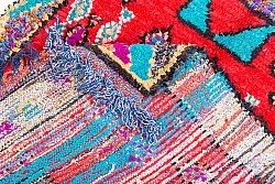 Marokkaanse Berber tapijt Boucherouite 245 x 95 cm