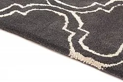 Wollen-vloerkleed - Korinth (donker grijs)