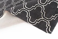 Wollen-vloerkleed - Korinth (donker grijs)